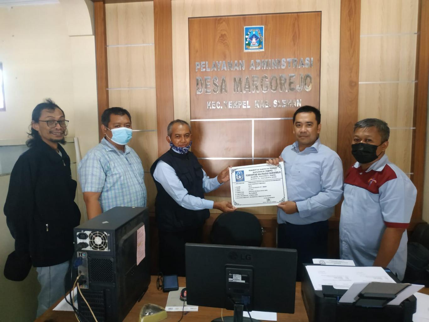 PENYERAHAN PRASASTI PEMBANGUNAN 2021