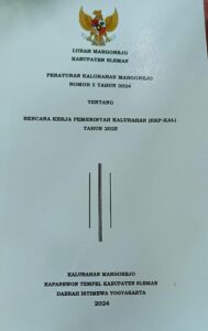 RENCANA KERJA PEMERINTAH KALURAHAN MARGOREJO 2025