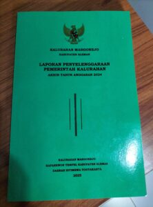 LAPORAN PENYELENGGARAAN PEMERINTAH KALURAHAN MARGOREJO TAHUN 2024