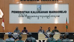 Pembinaan Satlinmas Kalurahan Margorejo: Harris Sugiharta Dorong Penguatan Peran Linmas dalam Ketahanan Sosial dan Keamanan Wilayah